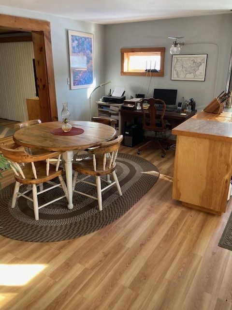 Dining and work area